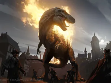 Flaming Tyrannosaurus 1
