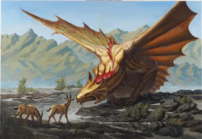 Ancient Brass Dragon 1