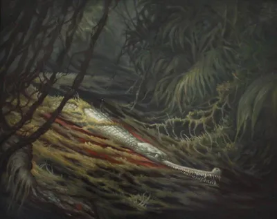 Algae Gharial