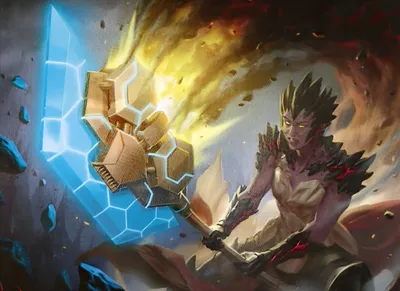 Hexgold Halberd