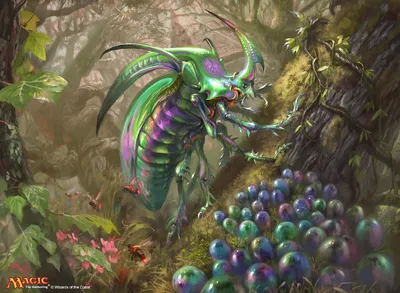 Iridescent Hornbeetle