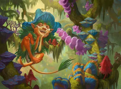 Toadstool Admirer