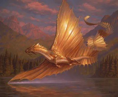 Adult Gold Dragon