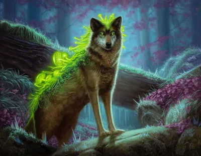 Sporeback Wolf