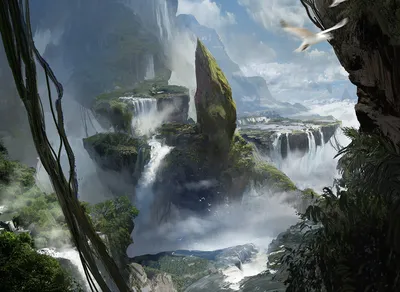 Lumbering Falls