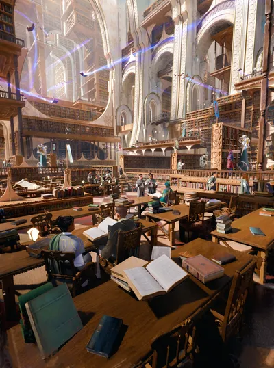 Great Hall of the Biblioplex 1