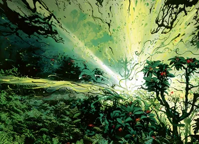 Explosive Vegetation