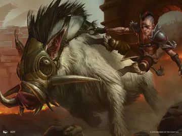 Charging War Boar