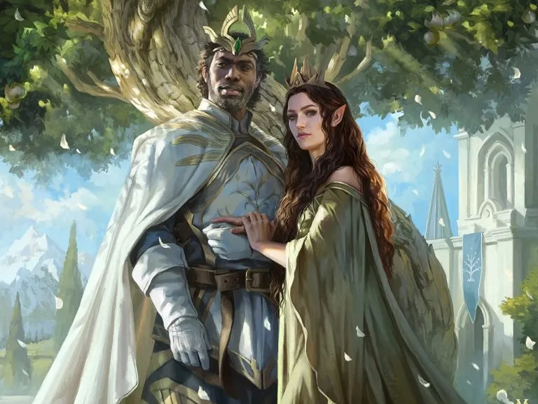 Aragorn and Arwen, Wed