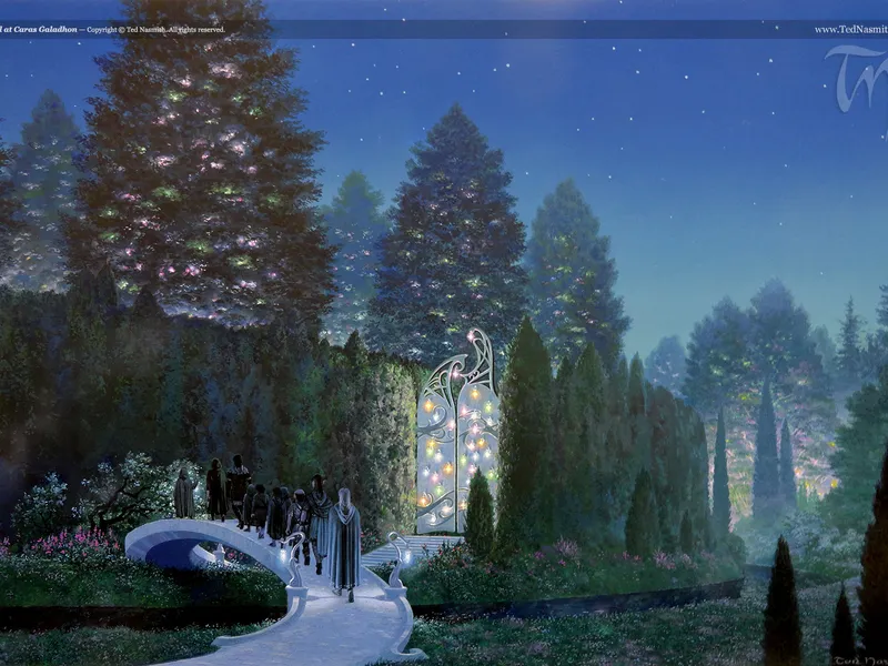 Arrival at Caras Galadhon