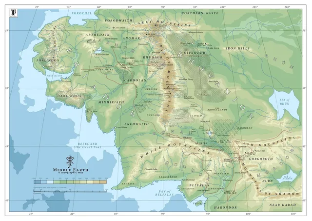 Middle-Earth: Topological Map