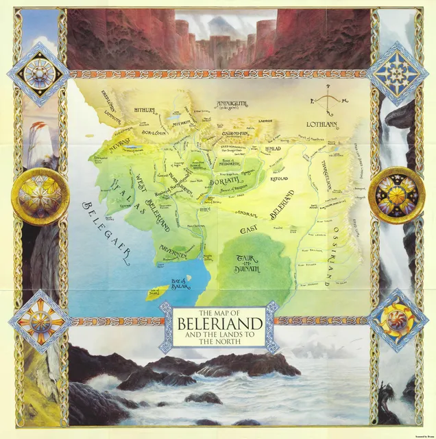 Beleriand and the Lands to the North